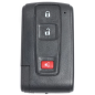 GUSCIO CHIAVE 2+1 TASTI: TASTO APERTURA TASTO CHIUSURA TASTO PANIC TOYOTA PRIUS W2 20042009      , TOYOTA PRIUS W3 20092012    