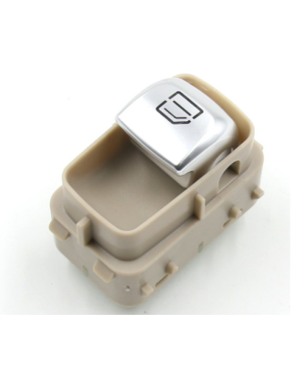 BLOCCO COMANDI ALZACRISTALLI PORTA POSTERIORE DESTRASINISTRA PORTA ANTERIORE DESTRA 4 PIN 1 INTERRUTTORI BASE BEIGE LUCE BIANCA