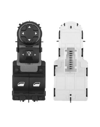 BLOCCO COMANDI ALZACRISTALLIRETROVISORI PORTA ANTERIORE SINISTRA 18 PIN 2 INTERRUTTORI COMANDI RETROVISORI RIBALTABILI CITROEN 