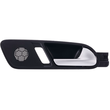 MANIGLIA INTERNA CFORO PULSANTE NERA CLEVA ARGENTO POSTERIORE SINISTRO VOLKSWAGEN TIGUAN 5N 20072011