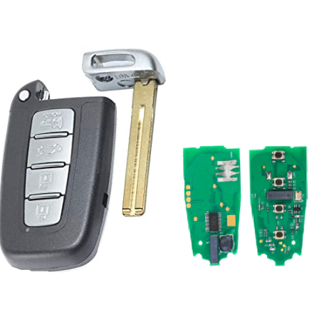 GUSCIO CHIAVE COMPLETO CON CHIP ID46 TIPO FREQUENZA: 315MHZ TASTO APERTURA TASTO CHIUSURA TASTO PORTELLONE TASTO ANTIPANICO HYU