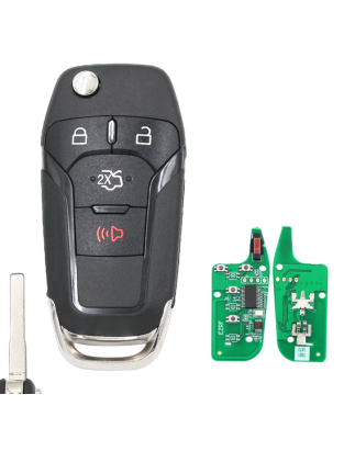 GUSCIO CHIAVE COMPLETO CON LAMA HU101 CON CHIP N5F-A08TAA TIPO FREQUENZA: 315MHZ TASTO APERTURA TASTO CHIUSURA TASTO PORTELLONE