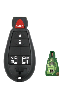 GUSCIO CHIAVE COMPLETO 5 TASTI: CON CHIP ID46 TIPO FREQUENZA: 433MHZ TASTO APERTURA TASTO CHIUSURA TASTO ANTIPANICO TASTO PORTE