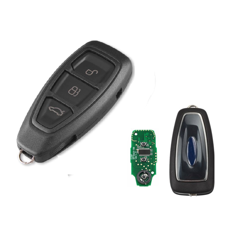 GUSCIO CHIAVE COMPLETO  TASTI: CON CHIP TIPO FREQUENZA: 433MHZ TASTO APERTURA TASTO CHIUSURA TASTO PORTELLONE FORD FIESTA CB1JH