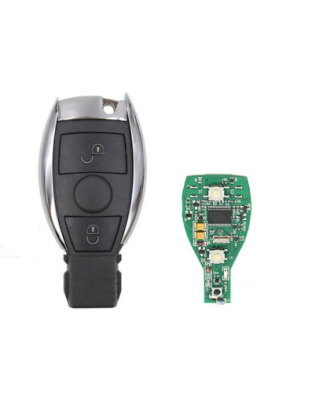 GUSCIO CHIAVE COMPLETO 2 TASTI: CON CHIP BGA TIPO FREQUENZA: 433MHZ TASTO APERTURA TASTO CHIUSURA MERCEDES-BENZ C CLASS SDNSW W