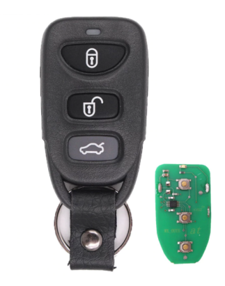 GUSCIO CHIAVE COMPLETO CON CHIP TIPO FREQUENZA: 315MHZ TASTO APERTURA TASTO CHIUSURA TASTO PORTELLONE HYUNDAI SANTA FE CM 20052