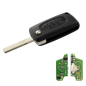 GUSCIO CHIAVE COMPLETO CON CHIP ID46 CE0523 TIPO FREQUENZA: 433MHZ TASTO APERTURA TASTO CHIUSURA TASTO PORTELLONE PEUGEOT 407 6