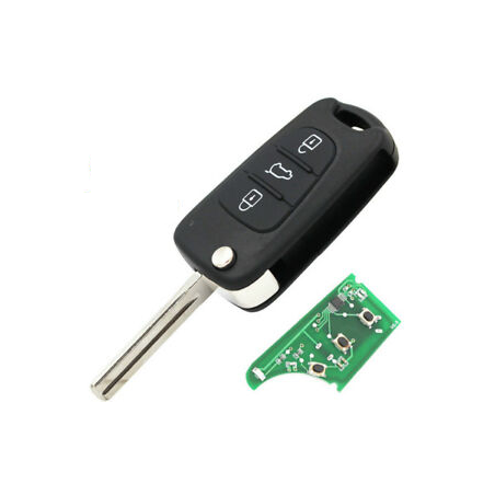 GUSCIO CHIAVE COMPLETO CON CHIP ID46 TIPO FREQUENZA: 433MHZ TASTO APERTURA TASTO CHIUSURA TASTO PORTELLONE KIA PICANTO SA 20042