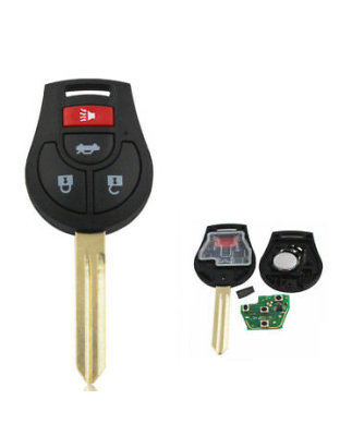 GUSCIO CHIAVE COMPLETO CON CHIP ID46 TIPO FREQUENZA: 315MHZ TASTO APERTURA TASTO CHIUSURA TASTO PORTELLONE TASTO ANTIPANICO NIS