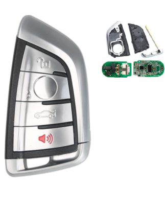 GUSCIO CHIAVE COMPLETO 4 TASTI: CON CHIP TIPO FREQUENZA: 315MHZ TASTO APERTURA TASTO CHIUSURA TASTO PORTELLONE TASTO ANTIPANICO