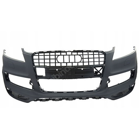 PARAURTI ANTERIORE CON PRIMER CON FORI SENSORI CON LAVAFARI AUDI Q7 4LB 20092015       VERS S-LINE