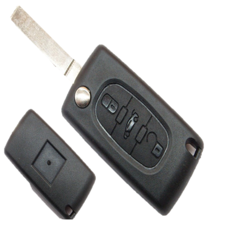 GUSCIO CHIAVE 3 TASTI: SENZA ALLOGGIO BATTERIA TASTO APERTURA TASTO CHIUSURA TASTO PORTELLONE LAMA SIP22 CITROEN C3 FCFN 200220