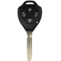 GUSCIO CHIAVE 4 TASTI: TASTO APERTURA TASTO CHIUSURA TASTO PORTE LATERALI LAMA TOYOTA CAMRY 1996          , TOYOTA CAMRY 2002  