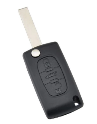 GUSCIO CHIAVE 3 TASTI: ALLOGGIO BATTERIA CE0536 TASTO APERTURA TASTO CHIUSURA TASTO PORTELLONE PEUGEOT 307 3A3C 20012005      ,