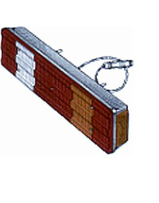 FANALE POSTERIORE SINISTRO CON PORTALAMPADA 7 FUNZIONI CON CATADIOTTRO CON LUCE TARGA MERCEDES-BENZ AUTOCARRO SK 19881996