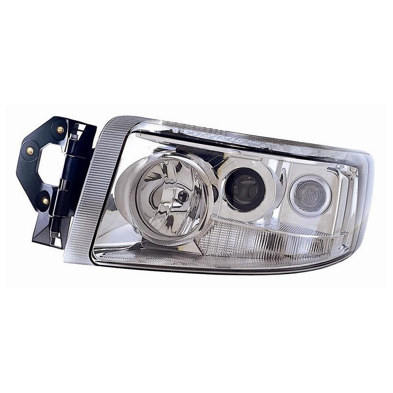 PROIETTORE SINISTRO CON PARABOLA CROMATA CON FENDINEBBIA RENAULT PREMIUM 2005           VERS 072001