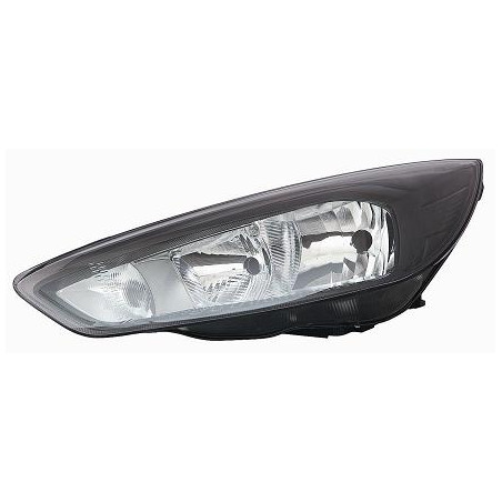 PROIETTORE SINISTRO H7+H15 CON PARABOLA NERA CON MOTORE CON LUCE DIURNA FORD FOCUS DH 20142018