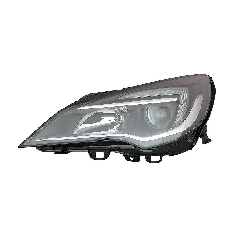 PROIETTORE SINISTRO H1-H7 A LED CON PARABOLA NERA CON MOTORE OPEL ASTRA K 5DSW B16 20162019