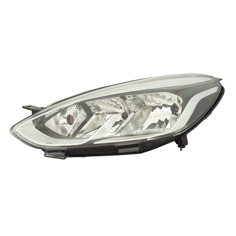 PROIETTORE SINISTRO H7-H15-PY21W CON PARABOLA CROMATA CON MOTORE FORD FIESTA HJHF 2017