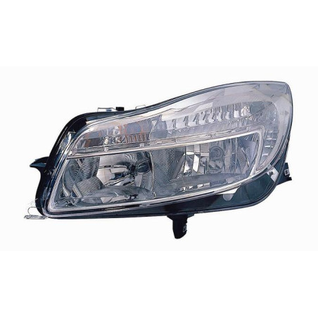 PROIETTORE DESTRO CON PARABOLA CROMATA CON MOTORE OPEL INSIGNIA G09 20082013