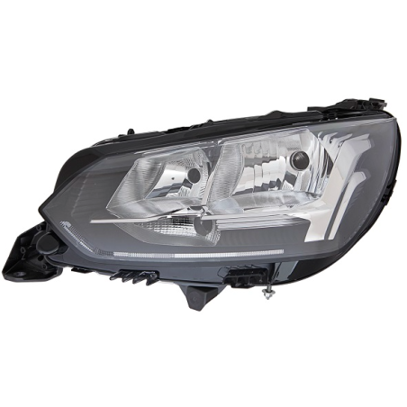 PROIETTORE SINISTRO H18-H9-PY21W CON PREDISPOSIZIONE REGOLAZIONE ELETTRICA PEUGEOT 2008 II CU 20192023      , PEUGEOT 208 II UB