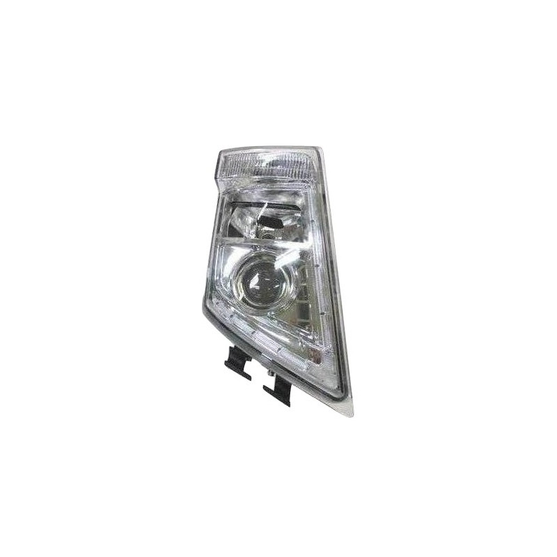PROIETTORE SINISTRO LED CON PARABOLA CROMATA CON PREDISPOSIZIONE REGOLAZIONE ELETTRICA VOLVO TRUCK FH16 20082013