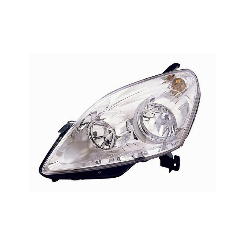 PROIETTORE SINISTRO CON PARABOLA CROMATA OPEL ZAFIRA A05 20052012       VERS 2008