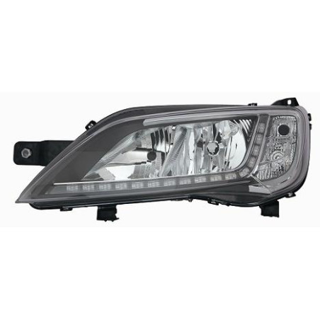 PROIETTORE DESTRO LED CON PARABOLA CROMATA CON MOTORE CITROEN e JUMPER III 20202023      , CITROEN JUMPER III 2014          , F