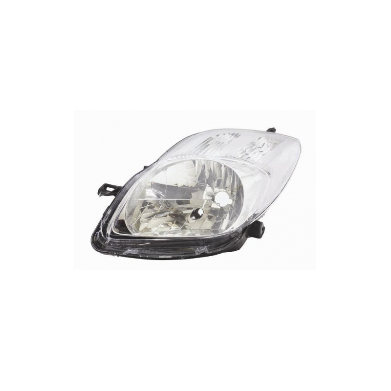 PROIETTORE SINISTRO H4 MODELLO VALEO SENZA MOTORE CON PARABOLA CROMATA CON PREDISPOSIZIONE REGOLAZIONE MANUALE ED ELETTRICA TOY