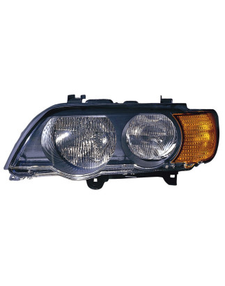 PROIETTORE DESTRO CON FANALE ARANCIO BMW X5 E53 20002007       VERS 2004 , BMW X5 E53 05-2 1981           VERS 012000