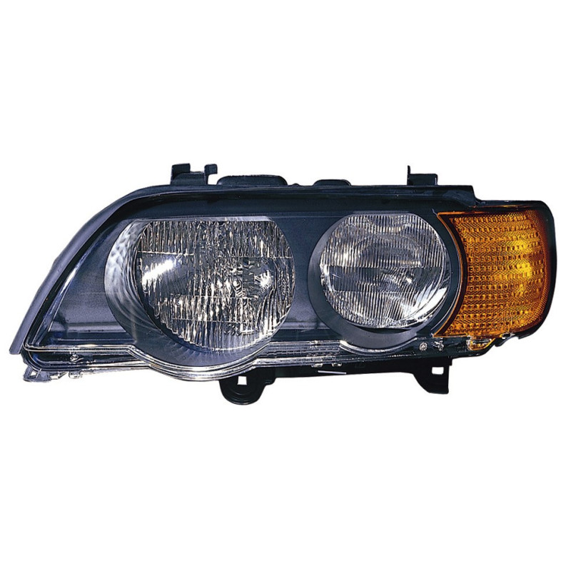 PROIETTORE DESTRO CON FANALE ARANCIO BMW X5 E53 20002007       VERS 2004 , BMW X5 E53 05-2 1981           VERS 012000