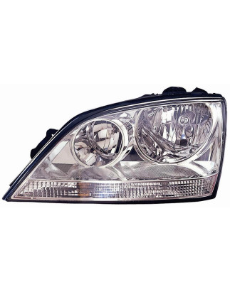 PROIETTORE SINISTRO CON PARABOLA CROMATA KIA SORENTO JC 20022009       VERS 2006