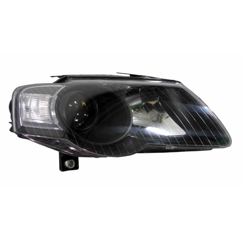 PROIETTORE SINISTRO MODELLO HELLA CON PARABOLA NERA VOLKSWAGEN PASSAT 3C23C5 20052011