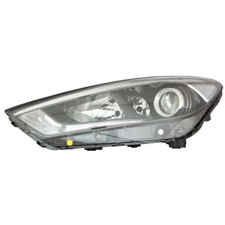 PROIETTORE SINISTRO H7-H7-H7 PY21W ALOGENO CON PARABOLA NERA CON MOTORE CON LUCE DIURNA A LED HYUNDAI TUCSON II TLTLE 20152018