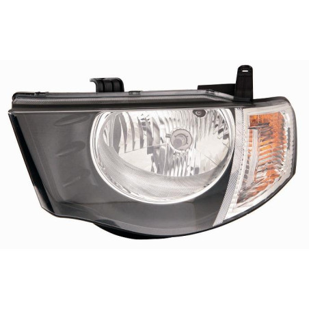 PROIETTORE DESTRO CON FANALE BIANCO MITSUBISHI PU L200 KATKBT 20062010       VERS 2009 , MITSUBISHI PU L200 KATKBT 20102015