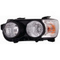 PROIETTORE SINISTRO CON PARABOLA NERA CHEVROLET AVEO SDN-HB 2012