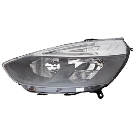 PROIETTORE DESTRO H7-H1-PY24W CON PARABOLA NERA CON BORDO INTERNO NERO CON MOTORE RENAULT CLIO IV BHKH 20132016      , RENAULT 