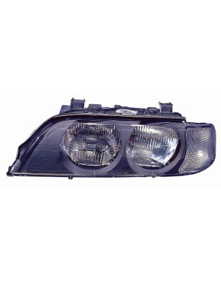 PROIETTORE SINISTRO CON LENTE BIANCA BMW SERIES 5 E39 19962002       VERS 2000