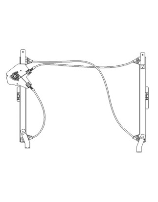 ALZACRISTALLO MECCANISMO ANTERIORE DESTRO 3 PORTE MINI CABRIO R52 20042008      , MINI CABRIO R57 20082010       VERS 2008 , MI