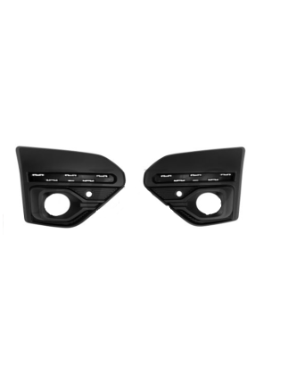 KIT GRIGLIE PARAURTI ANTERIORE DESTRASINISTRA NERO CSENSORI CON SEDE FENDINEBBIA DACIA JOGGER RK 2022          , DACIA SANDERO 