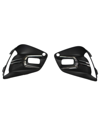 KIT GRIGLIE PARAURTI ANTERIORE DESTRASINISTRA CON SEDE FENDINEBBIA CON MODANATURA CROMATA RENAULT CLIO V B7 20192023