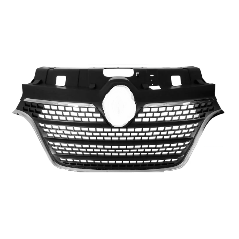 GRIGLIA PARAURTI ANTERIORE CENTRALE NERA-CROMATA CON PROFILI NERI RENAULT MASTERMASCOTT III FV 20192024