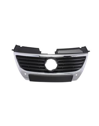 GRIGLIA PARAURTI ANTERIORE CROMATA DIAMETRO 130MM CON MODANATURA CON SENSORI VOLKSWAGEN PASSAT 3C23C5 20052011