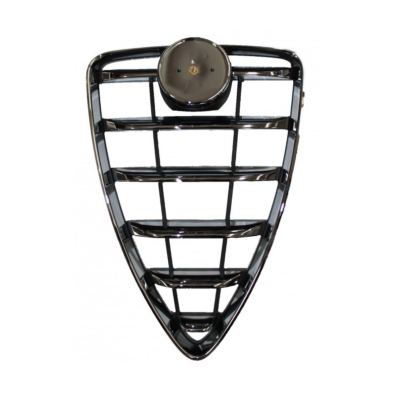 GRIGLIA RADIATORE ANTERIORE CROMATA COMPLETA ALFA ROMEO MITO 955 20082018       VERS 2013