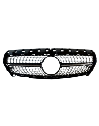 GRIGLIA PARAURTI ANTERIORE NERA LUCIDA CROMATA MERCEDES-BENZ CLA 117 20132016      , MERCEDES-BENZ CLA 117 20162019