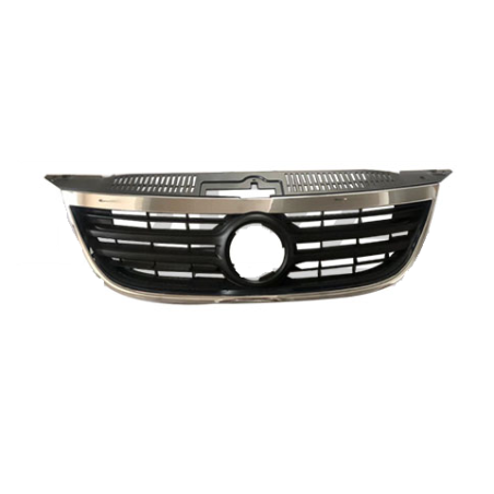 GRIGLIA PARAURTI ANTERIORE NERA CON CORNICE CROMATA VOLKSWAGEN TIGUAN 5N 20072011