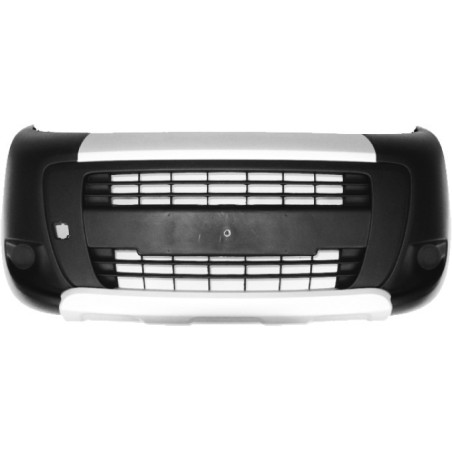 PARAURTI ANTERIORE CON FASCIA SUPERIORE SILVER CON FASCIA INFERIORE SILVER FIAT FIORINOQUBO 225 20082016