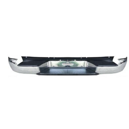 PARAURTI POSTERIORE CROMATO VOLKSWAGEN AMAROK PU S6S7 20102016      , VOLKSWAGEN AMAROK PU S6S7 20162022