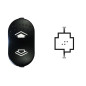 INTERRUTTORE ALZACRISTALLI PORTA ANTERIORE SINISTRA 4 PIN 1 INTERRUTTORE FORD FOCUS DNWDFW 19982004