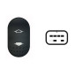 INTERRUTTORE ALZACRISTALLI PORTA ANTERIORE DESTRA 6 PIN 1 INTERRUTTORE FORD FOCUS DNWDFW 19982004